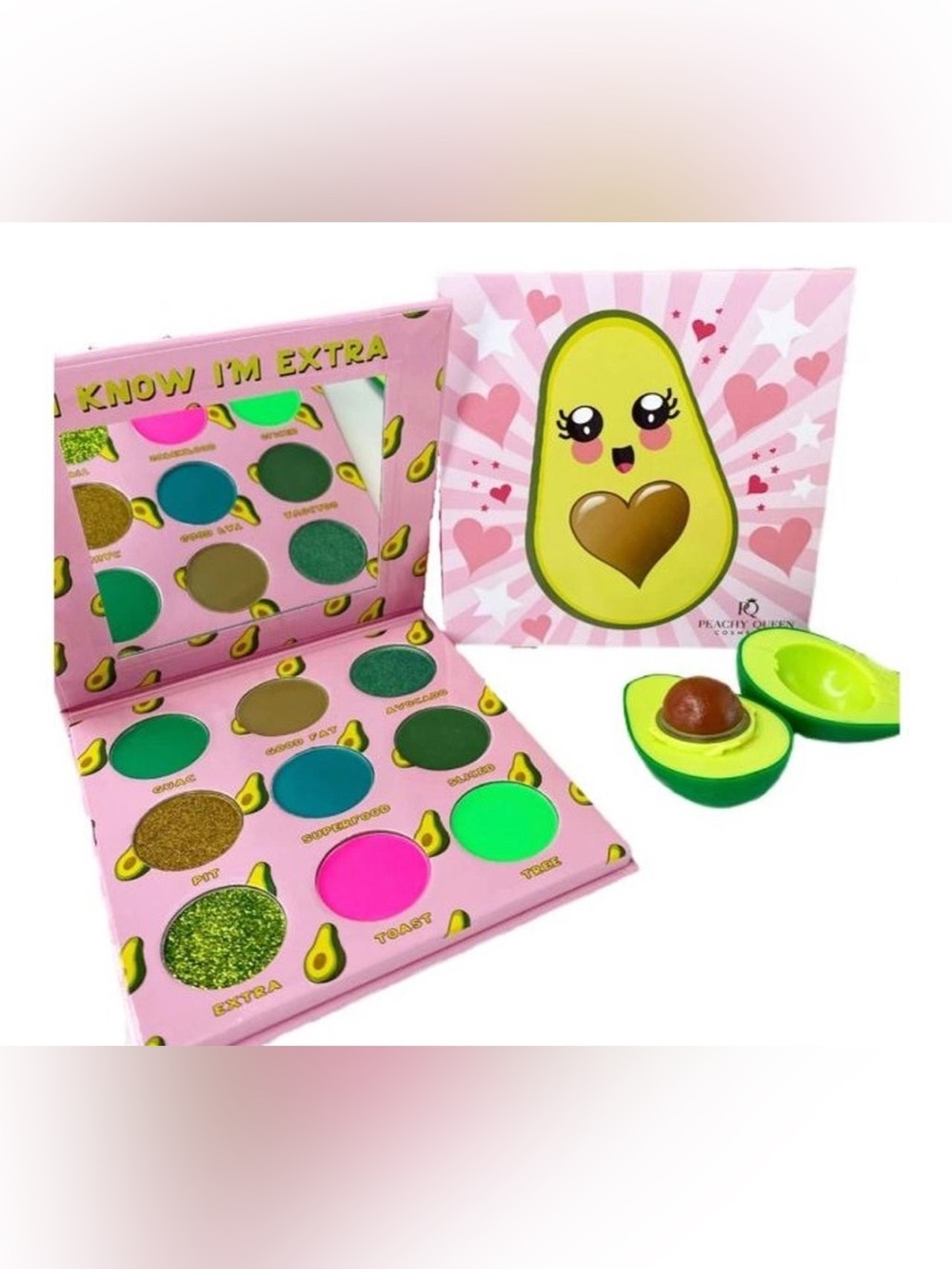 Peachy Queen Know Im Extra Avocado Eyeshadow Palette
